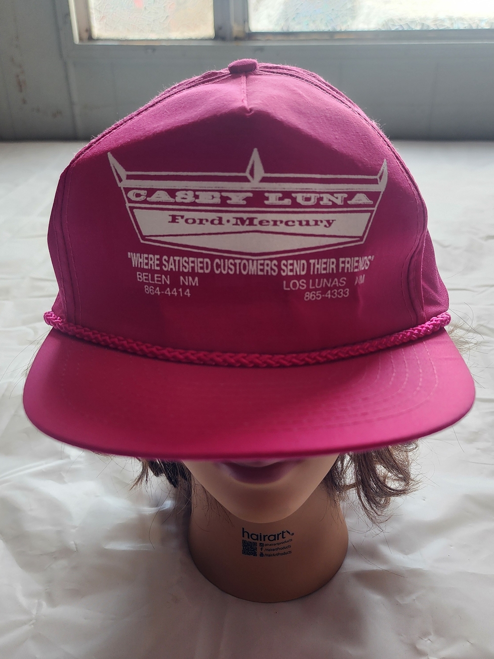 Casey Luna Ford-Mercurt Pink Trucker Hat One Size Fits All Is Used